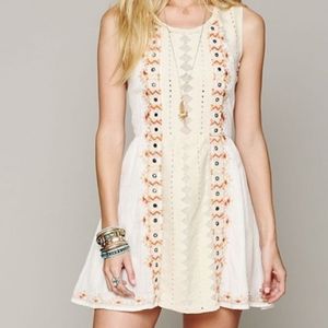 Free People Water Lilly Fit and Flare Dress